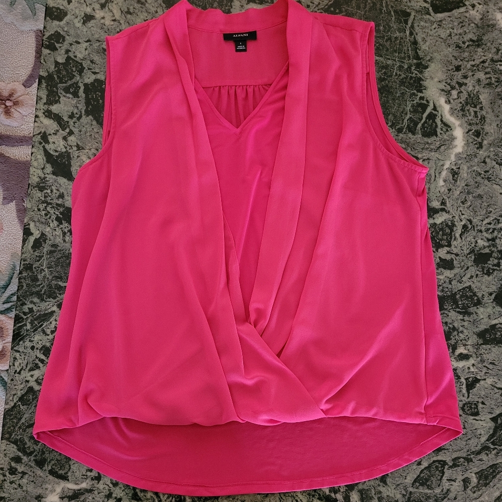 Alfani wrap sleeveless top